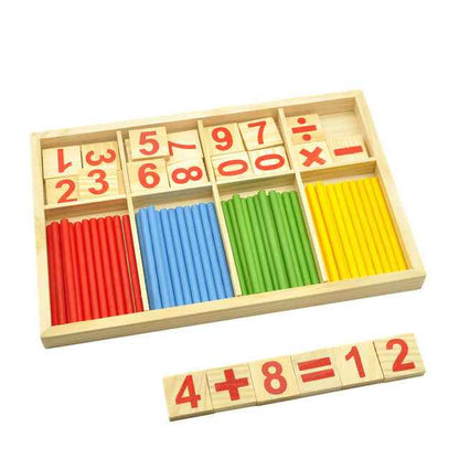 Wooden Montessori early education math toys