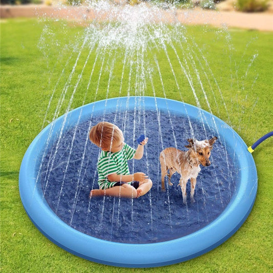 Non-Slip Splash Pad for Kids & Pets | Backyard Sprinkler Play Mat 96cm–2m