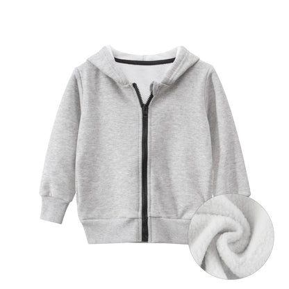 Children's Fleece Zip-Up Hoodie | Kids Warm Jacket 90-140cm