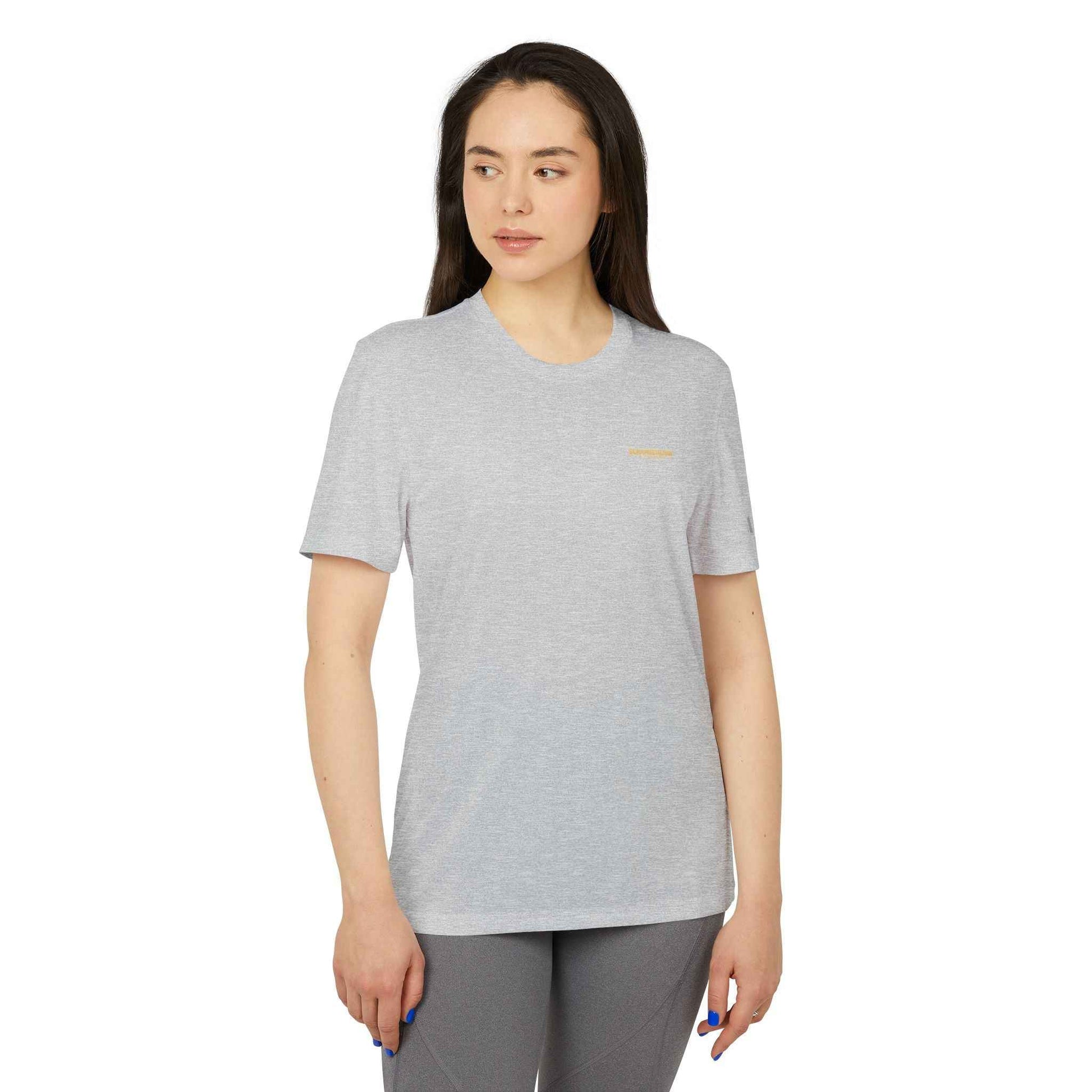 Adidas Sport T-Shirt – Minimal Logo Athletic Tee with UPF 50+