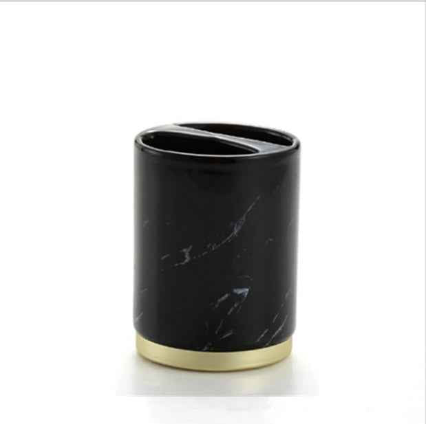 Ceramic Marble Bathroom Accessories Set