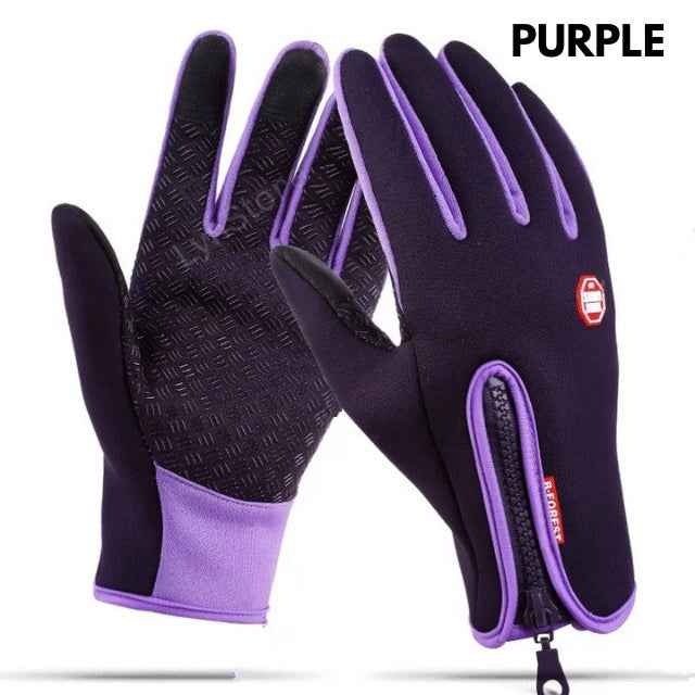 Winter Touchscreen Gloves – Waterproof Fleece Sports & Riding Gloves