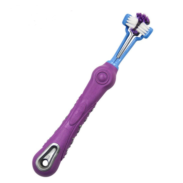 3-Sided Pet Toothbrush – Dog & Cat Teeth Cleaner | Single & 3-Pack