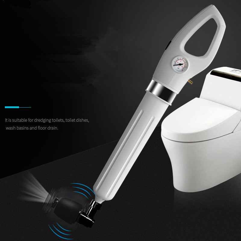 High-Pressure Air Drain Blaster Gun – Toilet & Sink Plunger Unblocking Tool