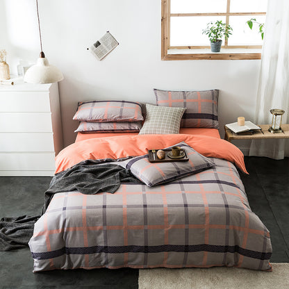 Geometric Quilted Cotton Bedding Set 4 Piece | 15 Designs
