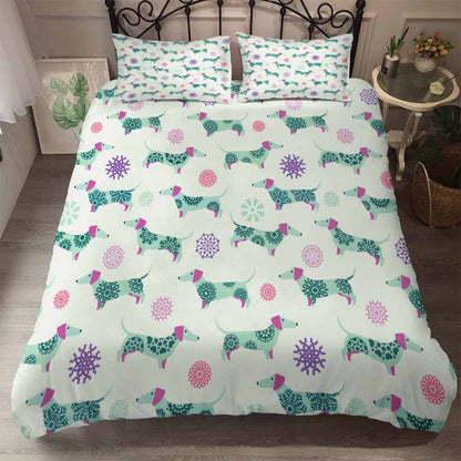Printed Polyester Quilted Bedding Set | Single to Super King
