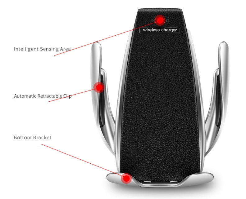 10W Car Wireless Charger & Phone Holder | Fast Induction Car Mount