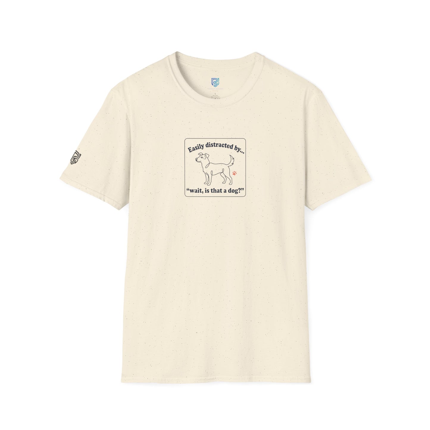 'Easily Distracted By…wait, is that a dog?' Cartoon Dog Graphic Tee