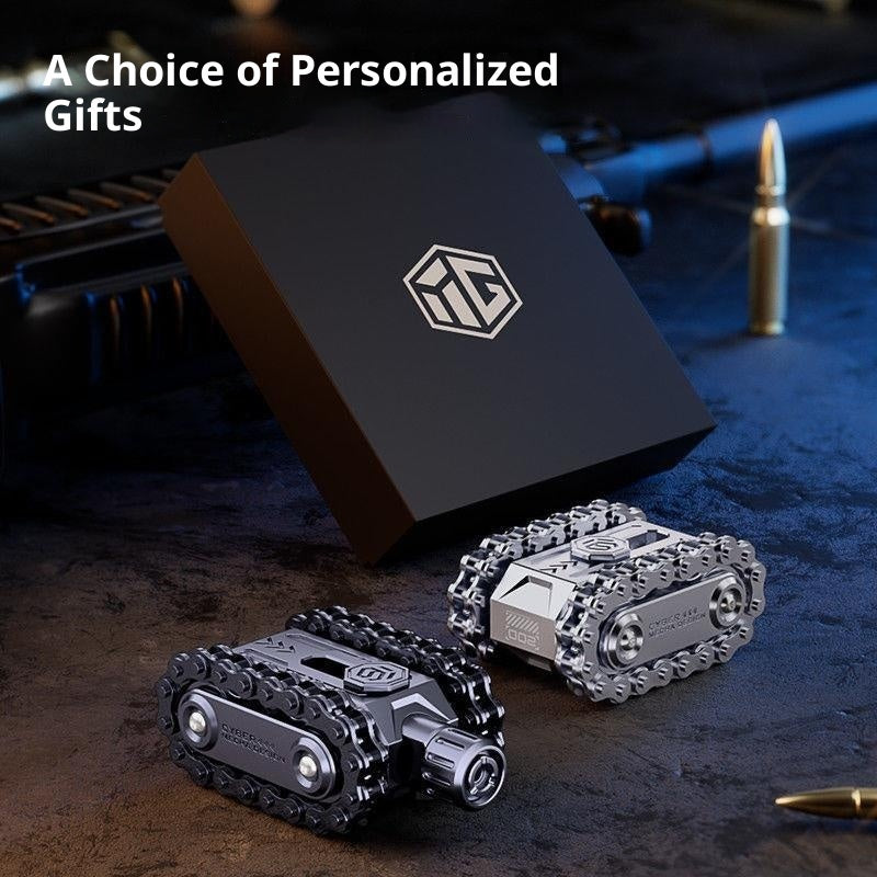 Metal Gyroscope Tank Decompression Desk Toy