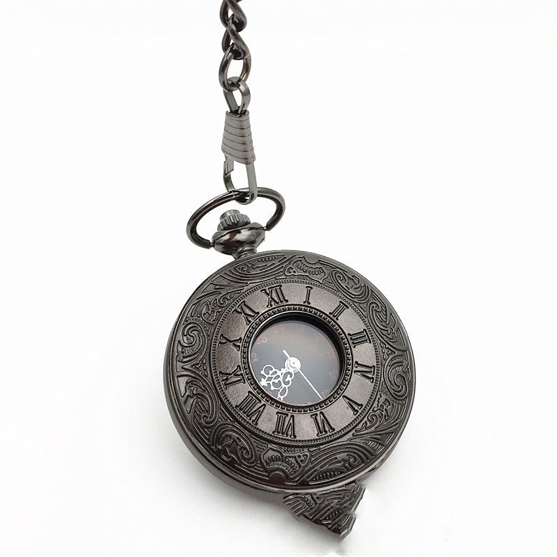 Classic Roman Numeral Dual Display Pocket Watch – World Time