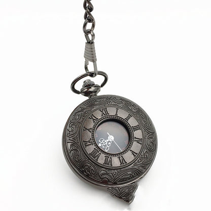 Classic Roman Numeral Dual Display Pocket Watch – World Time