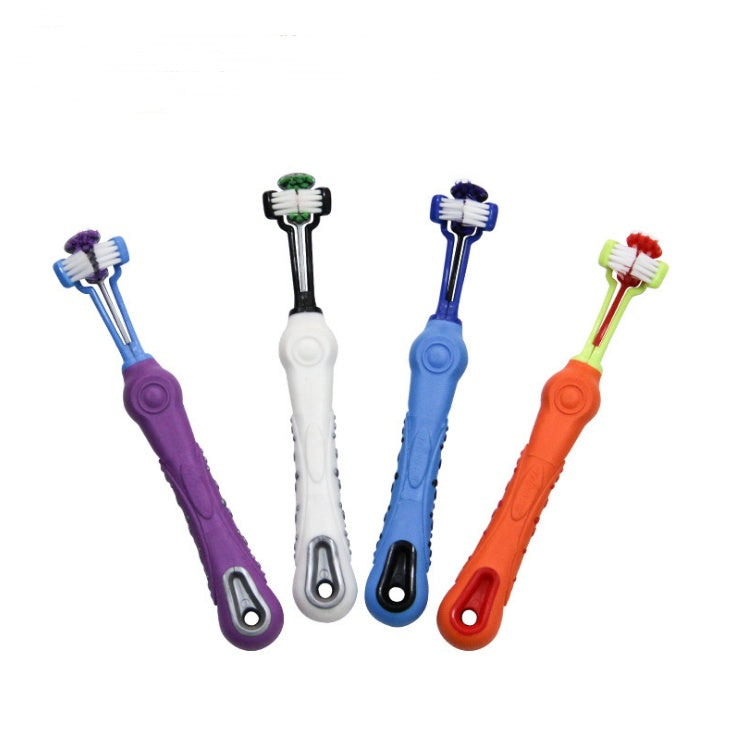 3-Sided Pet Toothbrush – Dog & Cat Teeth Cleaner | Single & 3-Pack