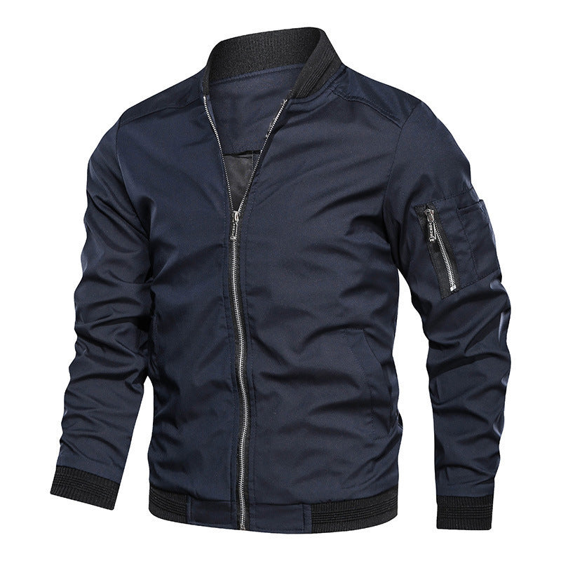 Men's Slim-Fit Bomber Jacket | Lightweight Spring Autumn Coat S–3XL