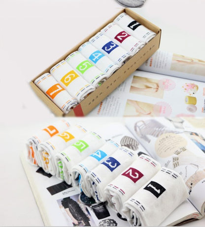 Men's Seven-Day Digital Print Cotton Socks | Week Set