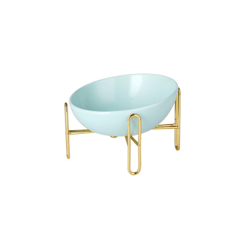 Ceramic Pet Bowl | Food & Water Dish | With or Without Stand