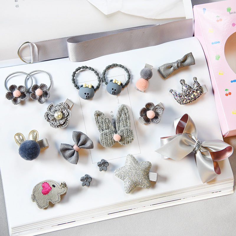 18-Piece Hair Accessories Set | 7 Colours | Women & Girls