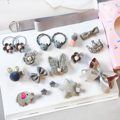 18-Piece Hair Accessories Set | 7 Colours | Women & Girls
