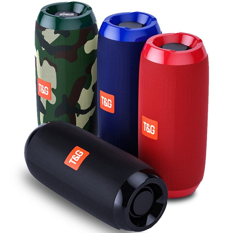 Portable Bluetooth Speaker with FM Radio & IPX5 Waterproofing