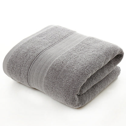 100% Cotton Thickened Plain Bath Towel 70x140cm