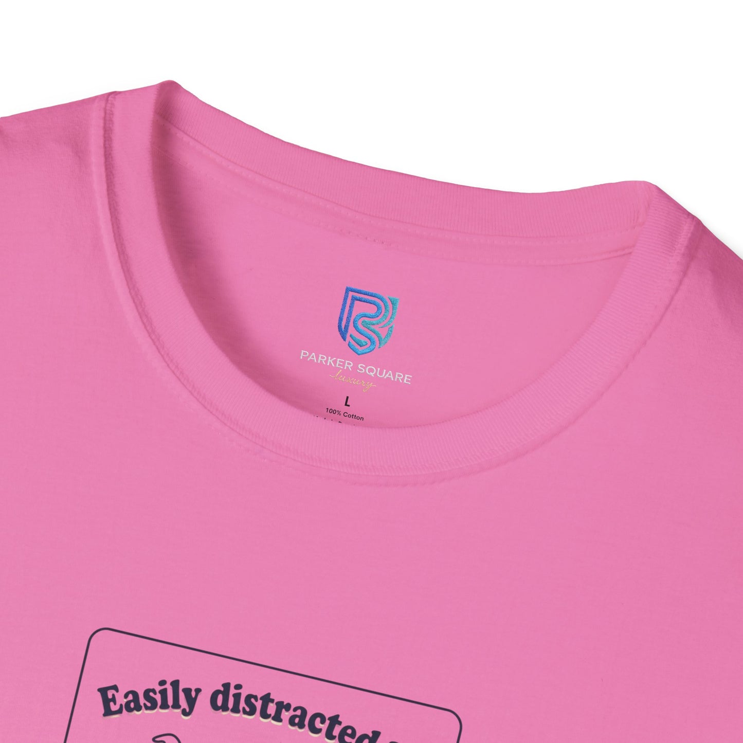 'Easily Distracted By…wait, is that a dog?' Cartoon Dog Graphic Tee