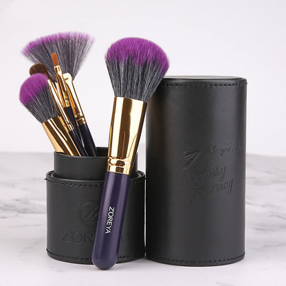 Retractable Travel Makeup Brush – Soft Fibre, Aluminium Handle