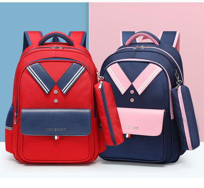 Kids' Unisex Waterproof School Backpack 36–55L – Korean Style