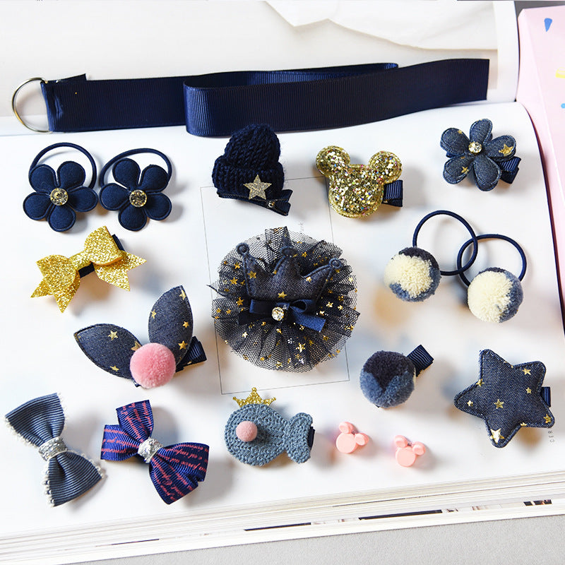 18-Piece Hair Accessories Set | 7 Colours | Women & Girls