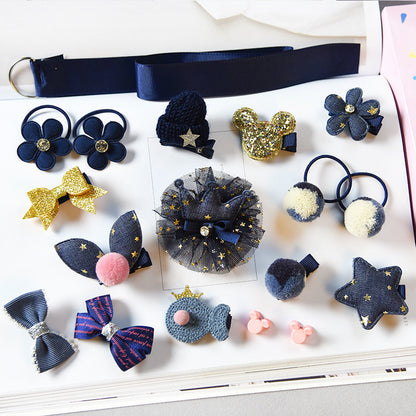 18-Piece Hair Accessories Set | 7 Colours | Women & Girls