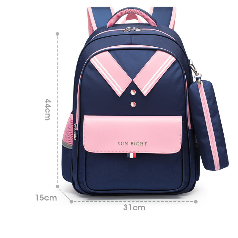 Kids' Unisex Waterproof School Backpack 36–55L – Korean Style