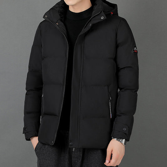 Men's Casual Hooded Padded Cotton Jacket | Everyday Outerwear