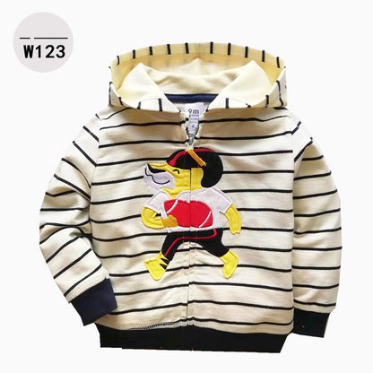 Baby & Toddler Zip-Up Printed Hoodie | Kids Casual Hoodie 9M-3Y