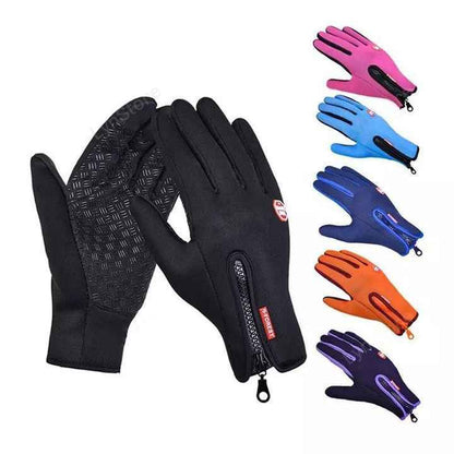 Winter Touchscreen Gloves – Waterproof Fleece Sports & Riding Gloves