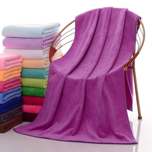 Superfine Microfibre Bath Towel 70x140cm | Fast Drying, 14 Colours