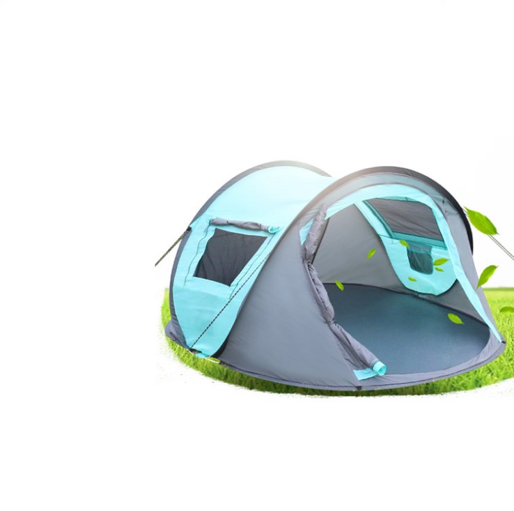 Pop-Up Automatic Camping Tent – 190T Polyester 245×150×105cm Instant Setup Fibreglass Poles