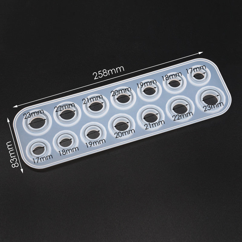 Curved Diamond Ring Display Mould – Full Page Jewellery Storage Tray