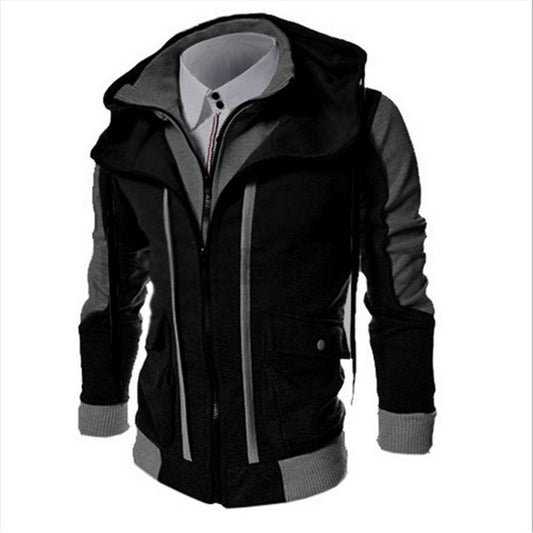Men's Slim-Fit Hooded Zip Jacket | Cotton Casual Coat – JParker Collections