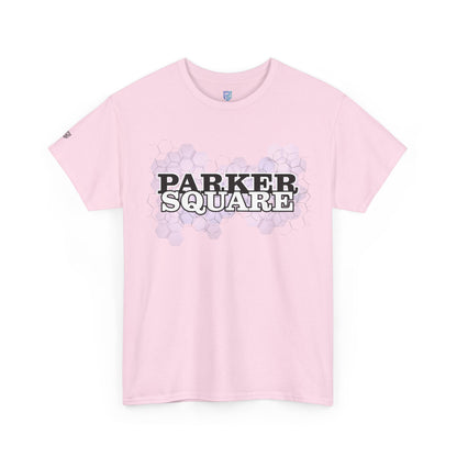 Parker Square T‑Shirt — Retro Campus Logo Tee