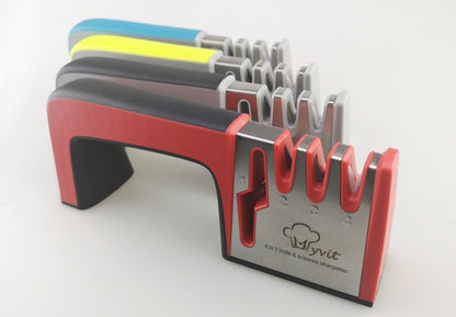 4-in-1 Professional Kitchen Knife Sharpener