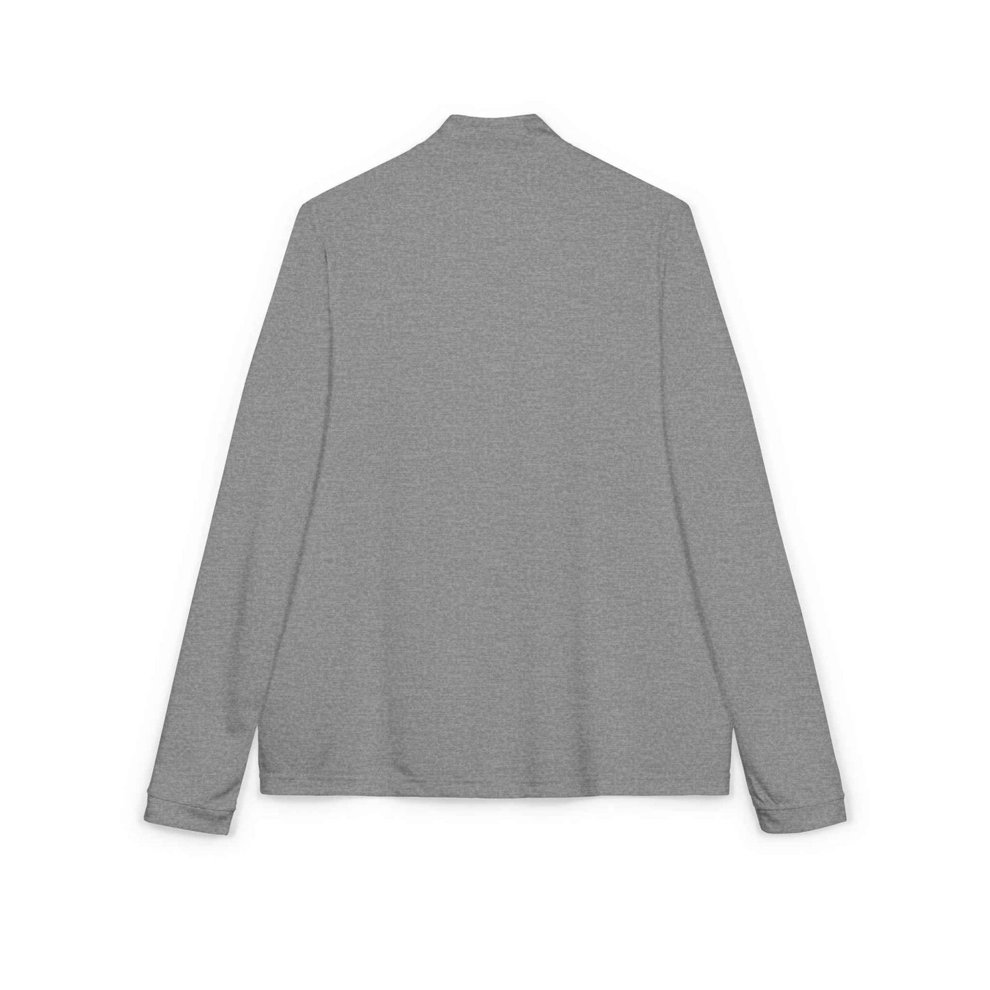 Adidas Embroidered Quarter-Zip Pullover – White Athletic Layering Top