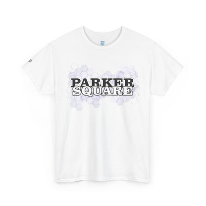 Parker Square T‑Shirt — Retro Campus Logo Tee