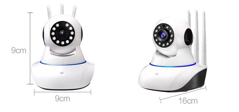 Indoor WiFi Security Camera with Night Vision & Remote Monitoring