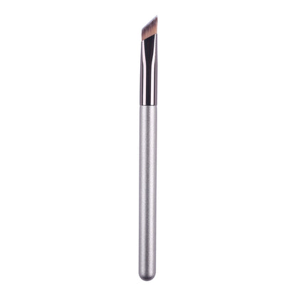 Precision Eyebrow Brush – Nylon Hair, Aluminium Handle, 3 Colours
