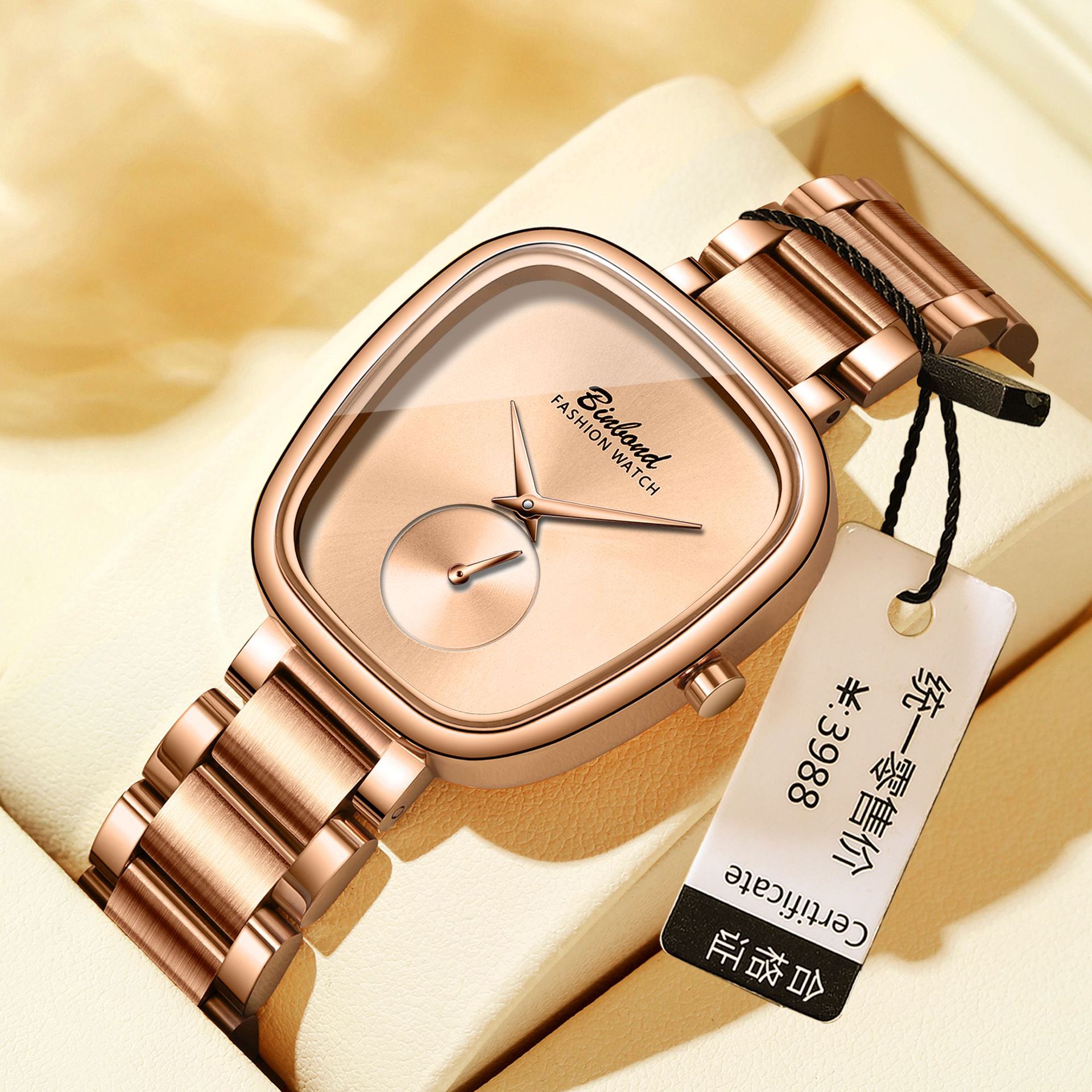 Women's Stainless Steel Quartz Watch | Water Resistant | 34mm