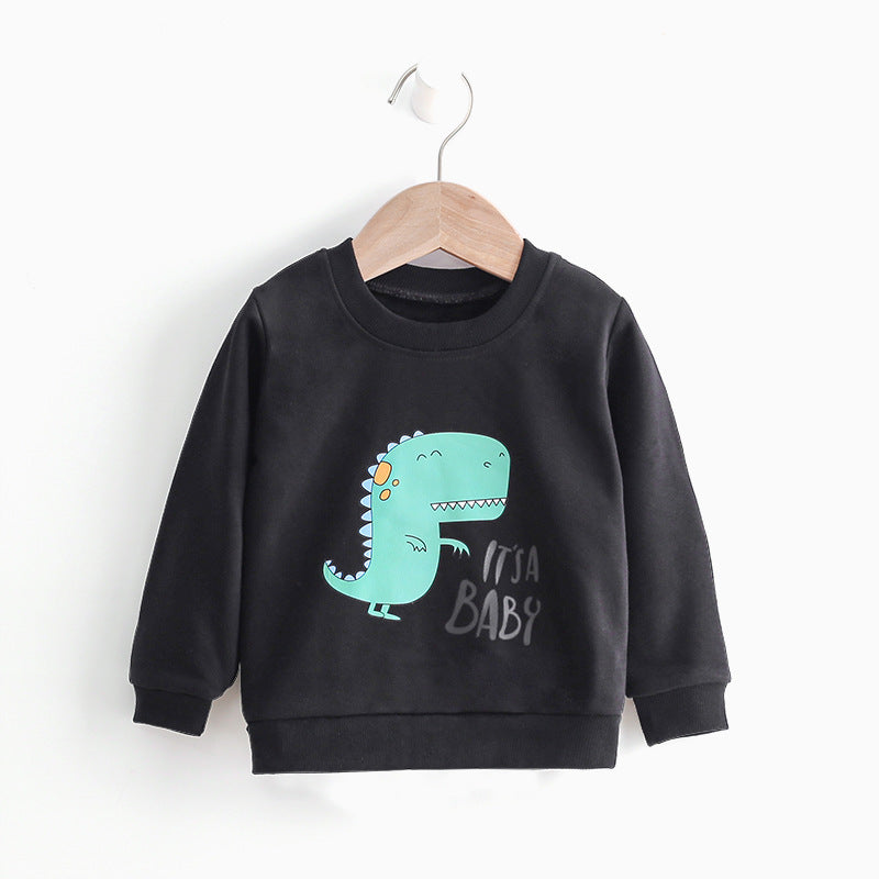 Children's Cartoon Cotton Sweatshirt Pullover | Kids Casual Top