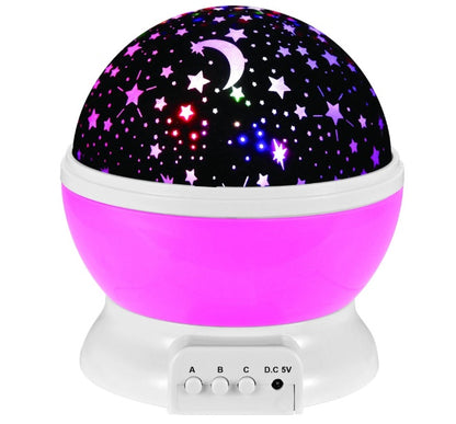 Rotating Star & Constellation Projector Night Light