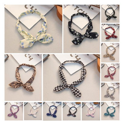 Bow & Bunny Ears Fabric Headband – 59 Styles