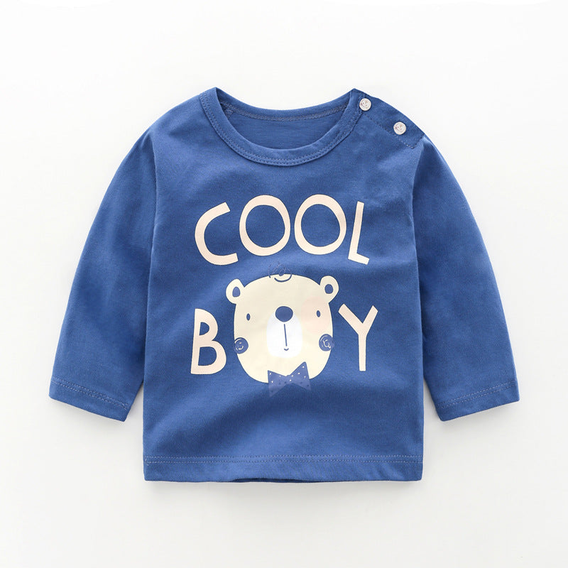 Girls Cotton Long Sleeve Cartoon Print T-Shirt – 7 Designs