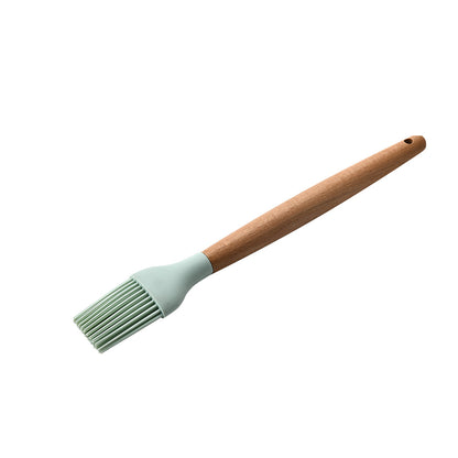 Silicone Kitchen Utensils with Wooden Handle