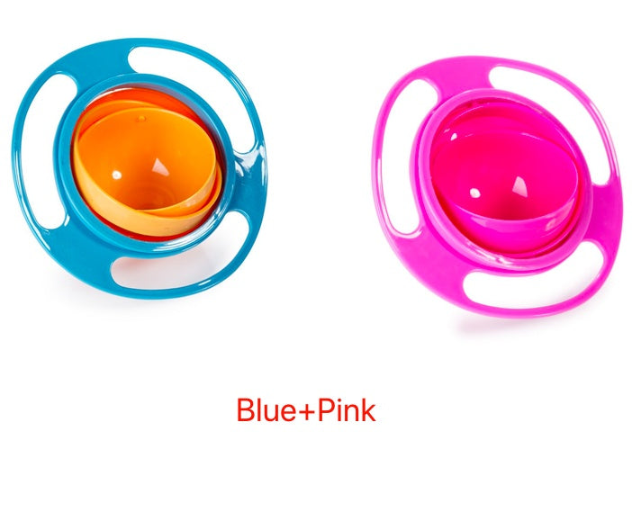 360° Rotating Spill-Proof Baby Bowl