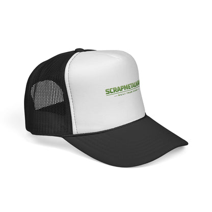 Scrapmetalman Logo Mesh Trucker Cap | Breathable Snapback